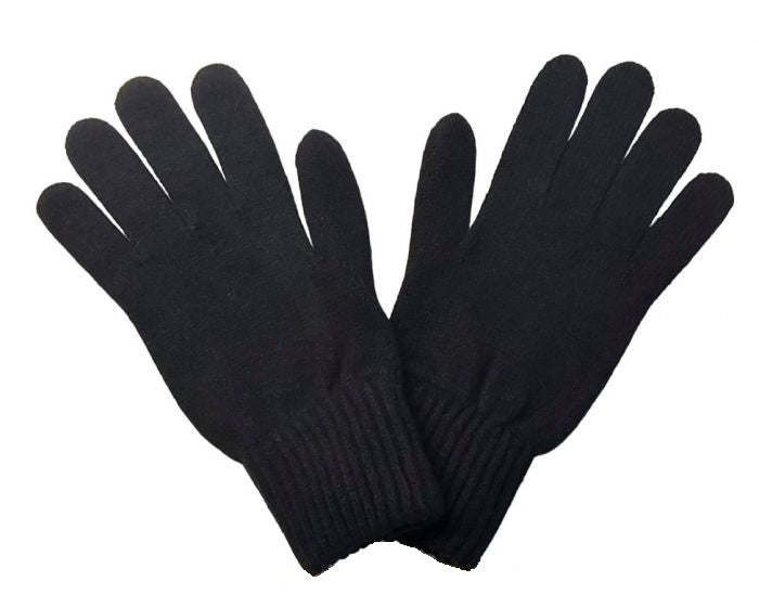 Men's gloves in regenerated cashmere-1