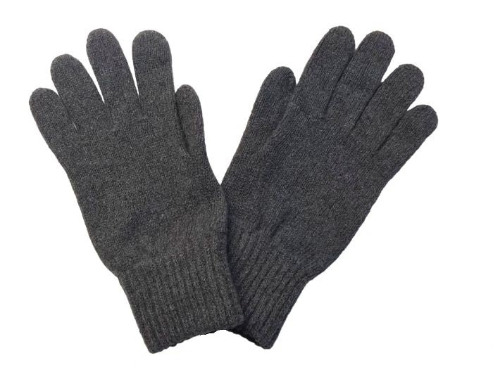 Men's gloves in regenerated cashmere-4