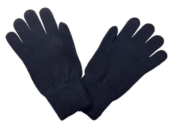 Men's gloves in regenerated cashmere-5