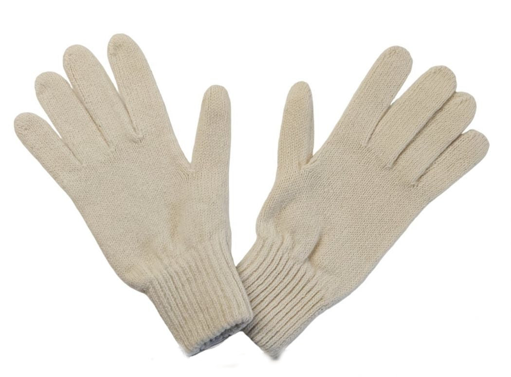 Men's gloves in regenerated cashmere-8