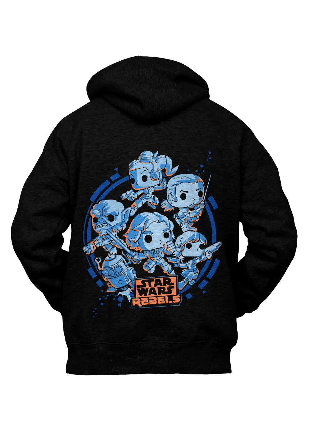 Felpa Con Cappuccio Star Wars Fans Film Cult Retro